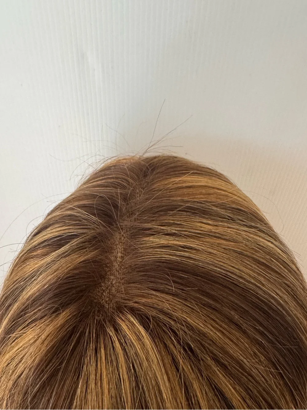 Monofilament Lace Top hand made 100% Human hair 20 in long - natural look